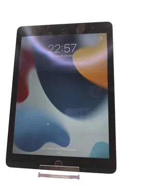 Apple | iPad Air 2 | 64GB | WiFi | A1566 | Space Grau | Displayschaden & Gravur - Bild 1 von 4