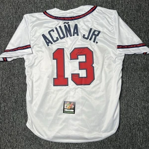 Ronald Acuna Jr. Signiertes Trikot Atlanta Braves Autogramm COA - Bild 1 von 8