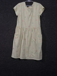 Cat & Jack Girls Yellow Dress With Smiling Faces Size L (10/12) - Picture 1 of 9