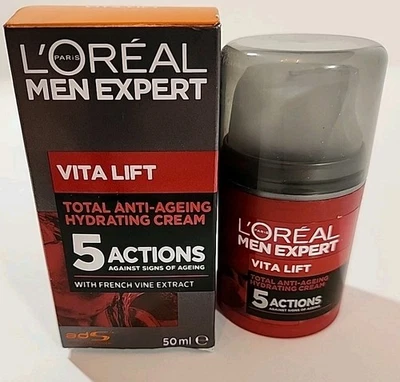 NEW L'Oreal Paris Men Expert Vita Lift 5 Daily Moisturiser 50ml, 1.7 Fl Oz - Image 1 of 4