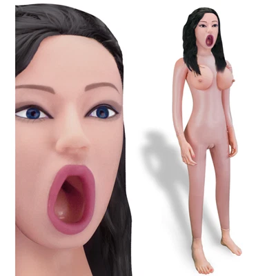 LOVE AND VIBES Poupée gonflable brune suceuse Lina