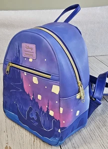 Disney Loungefly Tangled Rapunzel Backback VERY RARE Funko Pop Exclusive Bookbag - Picture 1 of 14