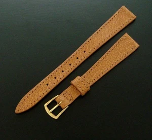 Beautiful Ladies' 12mm Regular Length Ginger GENUINE Pigskin Strap/Band - Picture 1 of 1