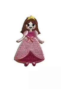 Princess Patch Pink Princess Iron On Applique Princess Applique Doll Applique - Picture 1 of 1