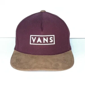 Vans Off The Wall Sombrero Gamuza Billete Logotipo Patineta Snap Back Patinador Gorra de béisbol - Imagen 1 de 7