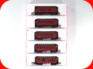 N Scale **DENVER RIO GRANDE** Overton 5-Set - ROUNDHOUSE w/ Lighting, Needs work - Picture 1 of 7