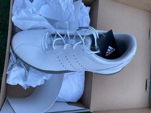 adidas Ladies Adipure DC Golf Shoes Size 4 UK White RRP £85 Brand New F33616 - Picture 1 of 5