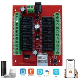 Tuya Smart Wifi Switch Moduli DC12V/24V APP Telecomando 8 Canali Pollici - Foto 1 di 26