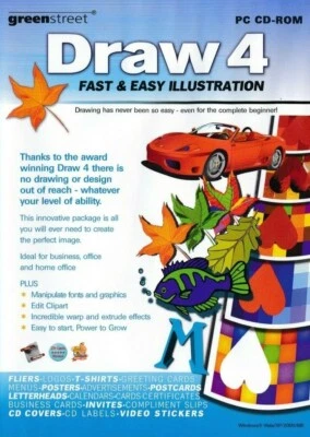 DRAW 4 - Computer Art Illustration & Design - DTP - Graphic Designing PC (New) - Image 1 of 2