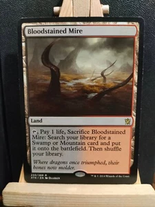 Bloodstained Mire - Khans of Tarkir - Rare - LP to NM (see pics) MTG - Picture 1 of 3