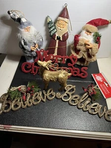 GROUP OF 7 CHRISTMAS ORNAMENTS SO CUTE!! - Picture 1 of 3