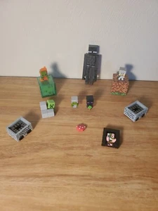 MINECRAFT TOYS LOT Collectible Cubes Action Figures - Picture 1 of 2