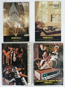 LOT 4 KATALOGE HIFI - MARCUCCI - HIGH FIDELTA - HI FI 1974-78 - Bild 1 von 4