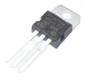 10PCS P75NF75 P75N75 STP75NF75 TO-220 transistor original ST - Picture 1 of 4