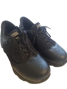 Men's ORIGINAL SWAT Alpha Freedom 3" Black Steel Toe Shoes Size 9W - Picture 1 of 4