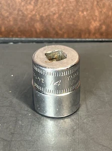 Snap-on 1/4" Drive 14mm Metric 6pt Shallow Chrome Socket TMM14 - Picture 1 of 9