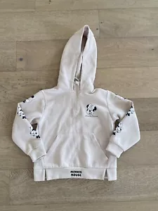 Zara Minnie Mouse Hooded Sweatshirt Tan Size 6 - Picture 1 of 3