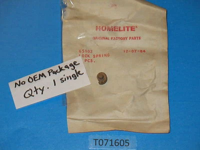 OEM HOMELITE 65102 bloqueo, anclaje de resorte ~ SEZ EZ EZ250 350 360 35SL, SXL mini, XL1 Foto 1 de 4