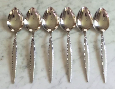 Venetia Community Stainless 6 7/8 inch Set of 6 Table Soup Spoons - Image 1 of 3