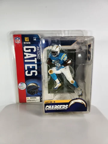 Antonio Gates Chargers McFarlane Figure Blue Jersey #85 Cover