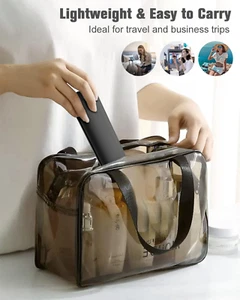 Large Travel Makeup Brush Holder, Magnetic Anti-Fall Out Silicon Portable Cos... - Picture 1 of 1