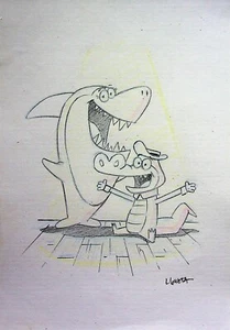 Jellystone! Cuaderno de bocetos 2021 dibujado a mano lápiz arte Hanna-Barbera - Imagen 1 de 3