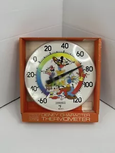 VINTAGE DISNEY MICKEY & CHARACTERS THERMOMETER BY SPRINGFIELD / SUNBEAM - *READ - Picture 1 of 5
