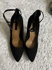 Black Closed Toe Ankle Strap Forever 21 Size 7.5 