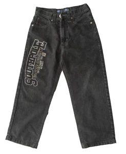 Vintage Southpole Relaxed Fit Jeans Pants Boys Size 8 Hip Hop Y2K Black - Picture 1 of 7