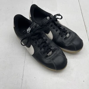 Nike Cortez ‘72 Basic Black White Leather Sneakers Mens Size 10 819719-012 - Picture 1 of 10