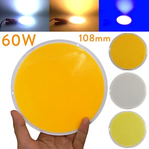 60W LED COB Flip Chip 108mm Circular Module Bead Bulb DC 12V Car Light Source SS - Picture 1 of 15