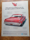 1964 Chrysler 300 2 portes publicité toit rigide