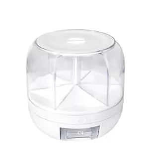 Toque Rice Storage Cereal Dispenser Grain Container Rotating Dry Food Box 10kg - Picture 1 of 9
