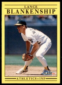 1991 Fleer Lance Blankenship #3