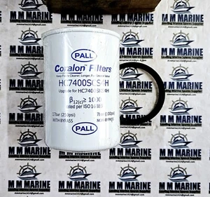 PALL CORALON FILTERS ELEMENT HC7400SCS4H 17BAR (250PSI) 7BAR (100PSI) - Picture 1 of 20