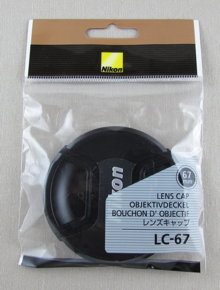 NIKON LC-67 Lens Cap 67mm AF-S 16-85mm/70-300mm VR NEW - Image 1 of 1