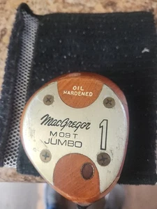 Macgregor JUMBO M09T Golf Club Persimmon Wood Driver 43” - Picture 1 of 5