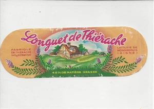 Etiquette fromage - Longuet de Thiérache - Laiterie de Mondrepuis (Aisne) - Picture 1 of 2