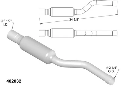 Catalytic Converter for 1985-1986 Dodge B250 5.9L V8 GAS OHV - Image 1 of 2