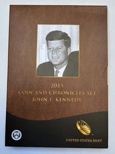 2015 US Mint John F Kennedy Coin & Chronicles Set COA with booklet - Picture 1 of 4