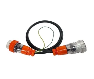 Cable de prueba monofásico 32 amperios 3 pines 1 fase para pruebas de fugas a tierra - Imagen 1 de 3