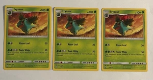 2x Pokémon Ivysaur Shining Legends 2/73 Common Non-Holo LP - Picture 1 of 2
