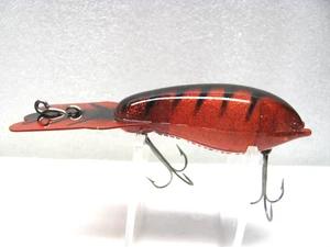 Excellent or Better Fred Arbogast 3/4 oz. Mud Bug in a Beautiful Orange Glitter - Picture 1 of 4