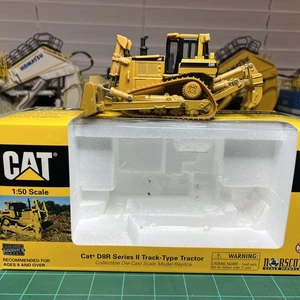 NORSCOT CAT D8R U BLADE DOZER W/ RIPPER 1:50 DIECAST MODEL VINTAGE CONSTRUCTION - Picture 1 of 14