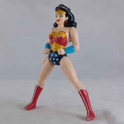 1999 Justice League WONDER WOMAN Jack-in-the-Box 4.5" Action Figure DC JLU - Image 1 of 4
