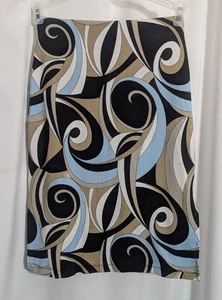 Vintage Silvergate Multi psychedelischer Bleistiftrock Small 5D Grunge Whimsigoth Fee - Bild 1 von 6