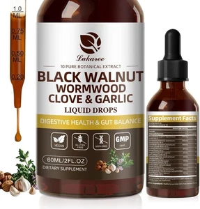 Parasite cleanse -Black walnut, wormwood, cloves in Zeolite & activated Charcoal - Picture 1 of 12