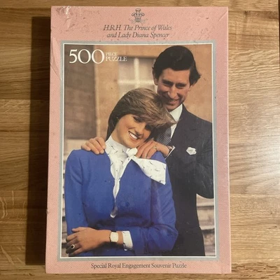 500 pc Jigsaw Puzzle Arrow Charles & Diana Special Royal Engagement Sealed - Image 1 of 4