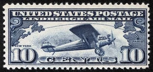 US Sc C10 Dark Blue 10¢ 1927 MNH Original Gum Airmail - Picture 1 of 1