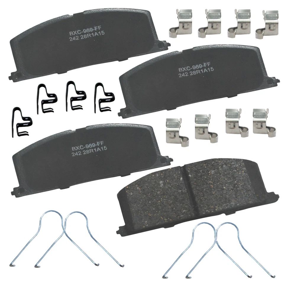 Bendix SBC242 Disc Brake Pad Set For Select 83-99 Chevrolet Geo Toyota Models — 第 1/1 张图片